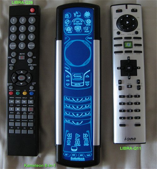 The 3 remotes