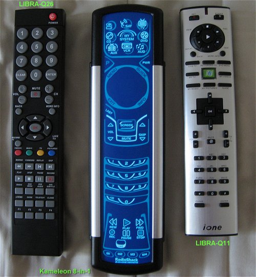 The 3 remotes The 3 remotes